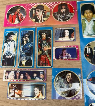 Pegatinas Michael Jackson. Perfil solidario