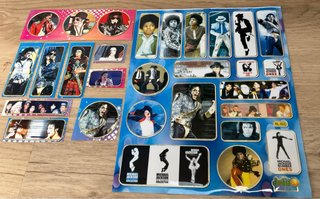 Pegatinas Michael Jackson. Perfil solidario