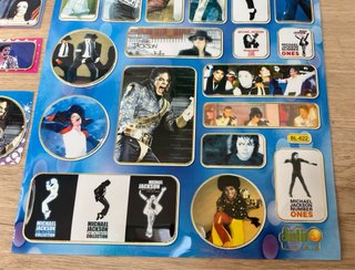 Pegatinas Michael Jackson. Perfil solidario