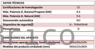 Plancha Gas Acero Rectificado Ranurada Serie 500 - PLC900RTRN
