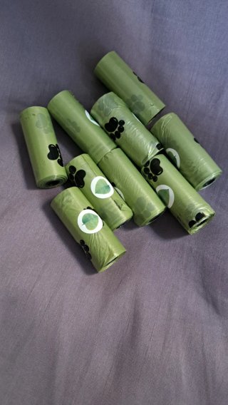 Bolsas para mascotas (verdes)