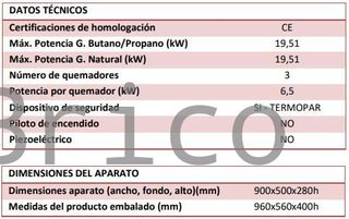Barbacoa Gas Serie 500 - B900