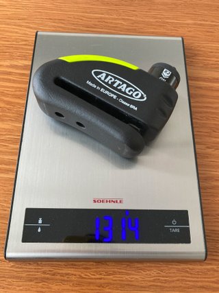 Candado Alarma Moto Artago 32 Bunker Disk Lock