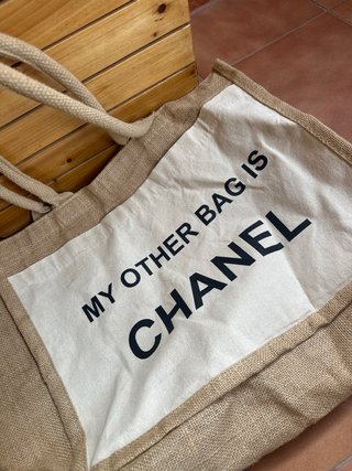 Bolso de rafia My Other Bag is Chanel