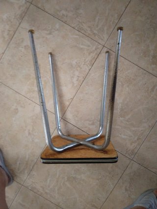 Taburete de cocina madera y metal