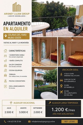 Piso en alquiler en Calaburra - Chaparral en Mijas