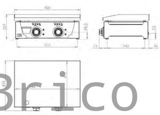 Plancha Eléctrica Cromo Serie 100 - PLCE6100CR