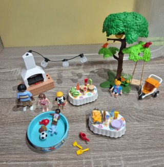 Playmobil Jardín Fiesta Set