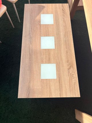 Conjunto mesa salón y comedor madera