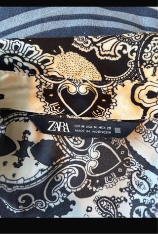 Camicia fantasia Zara donna taglia M