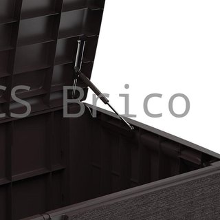 Baúl Arcón PVC 416 L Marrón - 70x129x62 cm - Duramax