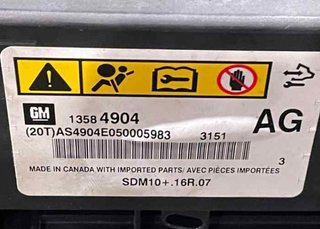 121292 13584904 centralita airbag opel ampera 1.4