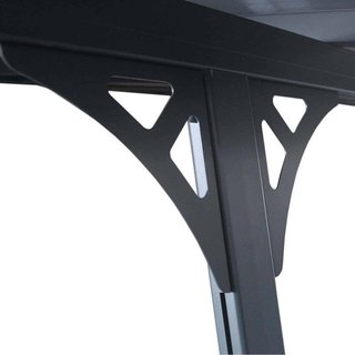 Marquesina de pared de aluminio 9,5 m2
