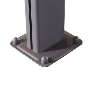 Marquesina de pared de aluminio 9,5 m2