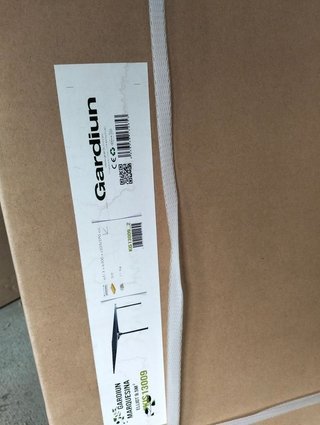 Marquesina de pared de aluminio 9,5 m2