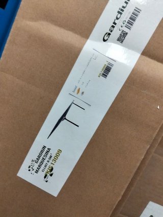 Marquesina de pared de aluminio 9,5 m2