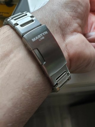 Orologio Martyn Line Uomo Scheletrato Oro/Argento