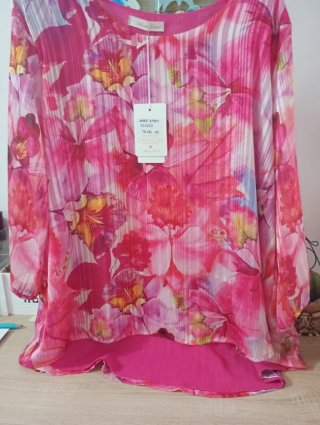 Maglietta Alena Greco fantasia floreale XXXL