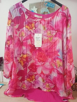 Maglietta Alena Greco fantasia floreale XXXL