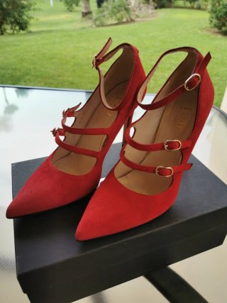 Zapatos de tacón Lodi rojos talla 40