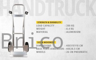 Carretilla Aluminio SXWTC-HT525 - 200KG - Stanley