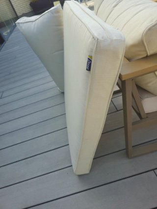 Cojín Sofá Exterior Beige