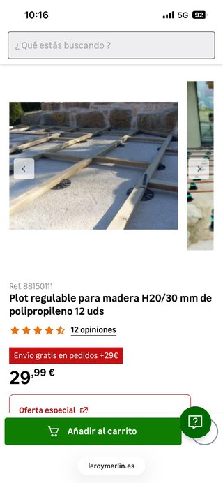 Plot regulable para madera H20/30 mm (sin abrir)