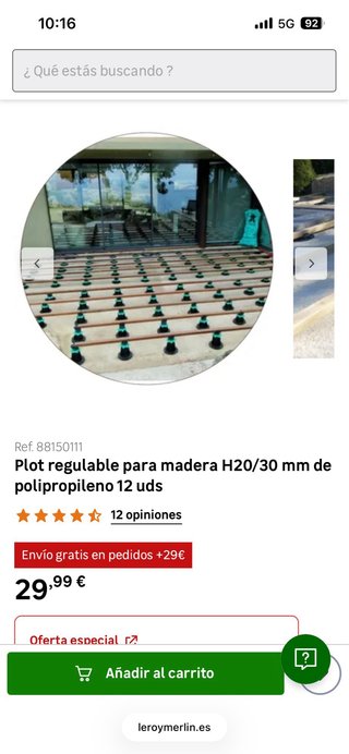 Plot regulable para madera H20/30 mm (sin abrir)
