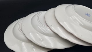 8 Piatti S.C.C.J. Pavone 25cm