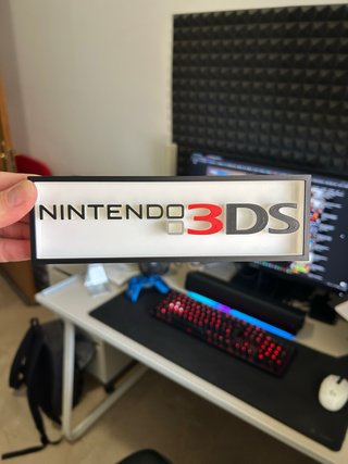 Nintendo 3DS - Logo 3D 18 cm