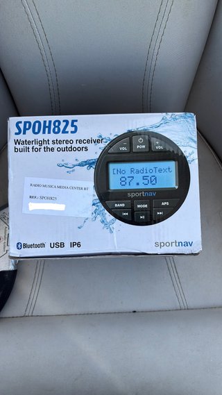 Radio Náutica Sportnav SPOH825 Bluetooth USB