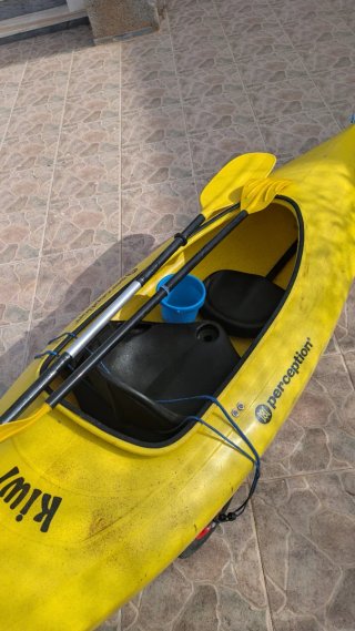 Kayak Perception Kiwi 1.5 Plazas + Remos + Ruedas