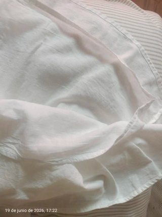 Vestido Zara Blanco Talla M