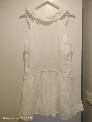 Vestido Zara Blanco Talla M