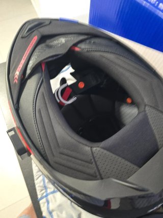 Casco Shark Spartan GT Carbon Rojo/Negro- Talla L