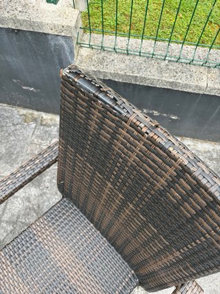 Conjunto 4 Sillas y Mesa Ratán