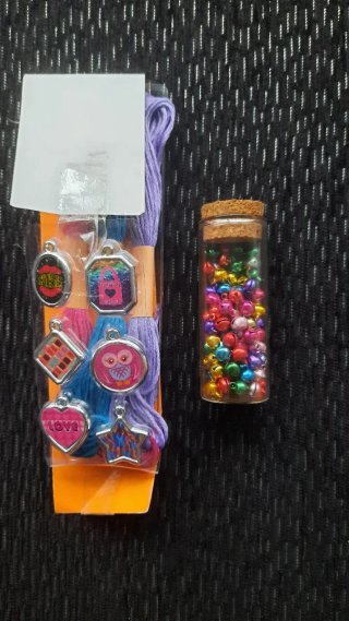 Kit para hacer pulseras con abalorios