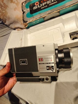 Cámara Cosina Super 8 Vintage con Caja