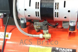 Compresor Aire Silencioso 24 L - 0,75 Hp - 09368 - Mader