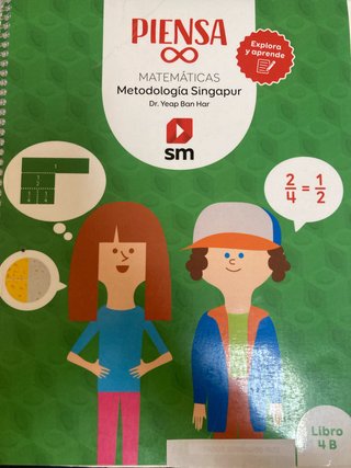 Matemáticas, metodología Singapur 4º primaria SM
