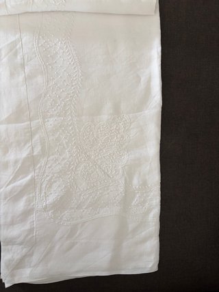 Lenzuola misto lino da corredo