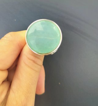 Sortija Tous Gema Azul Plata