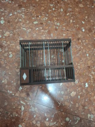 Jaulas Jilguero Madera Marrón Oscuro