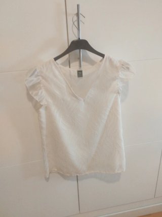Blusa blanca mujer