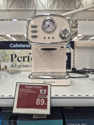 CAFETERA EXPRESSO VINTAGE 1.100W AUTOMATICA VAPOR.