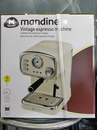 CAFETERA EXPRESSO VINTAGE 1.100W AUTOMATICA VAPOR.