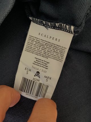 Polo Scalpers Azul Talla S
