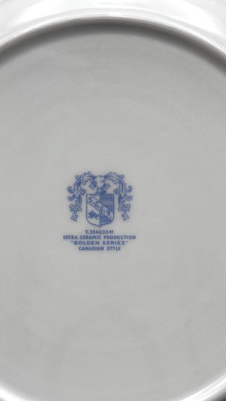 8 Piatti S.C.C.J. Golden Series Pavone 26cm