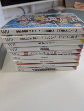 Nintendo Wii Blanca + Accesorios y 7 Juegos