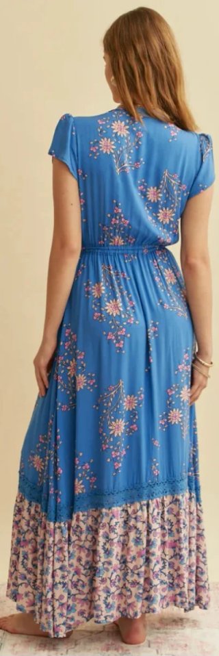 Vestido largo Jaase estampado Hailee